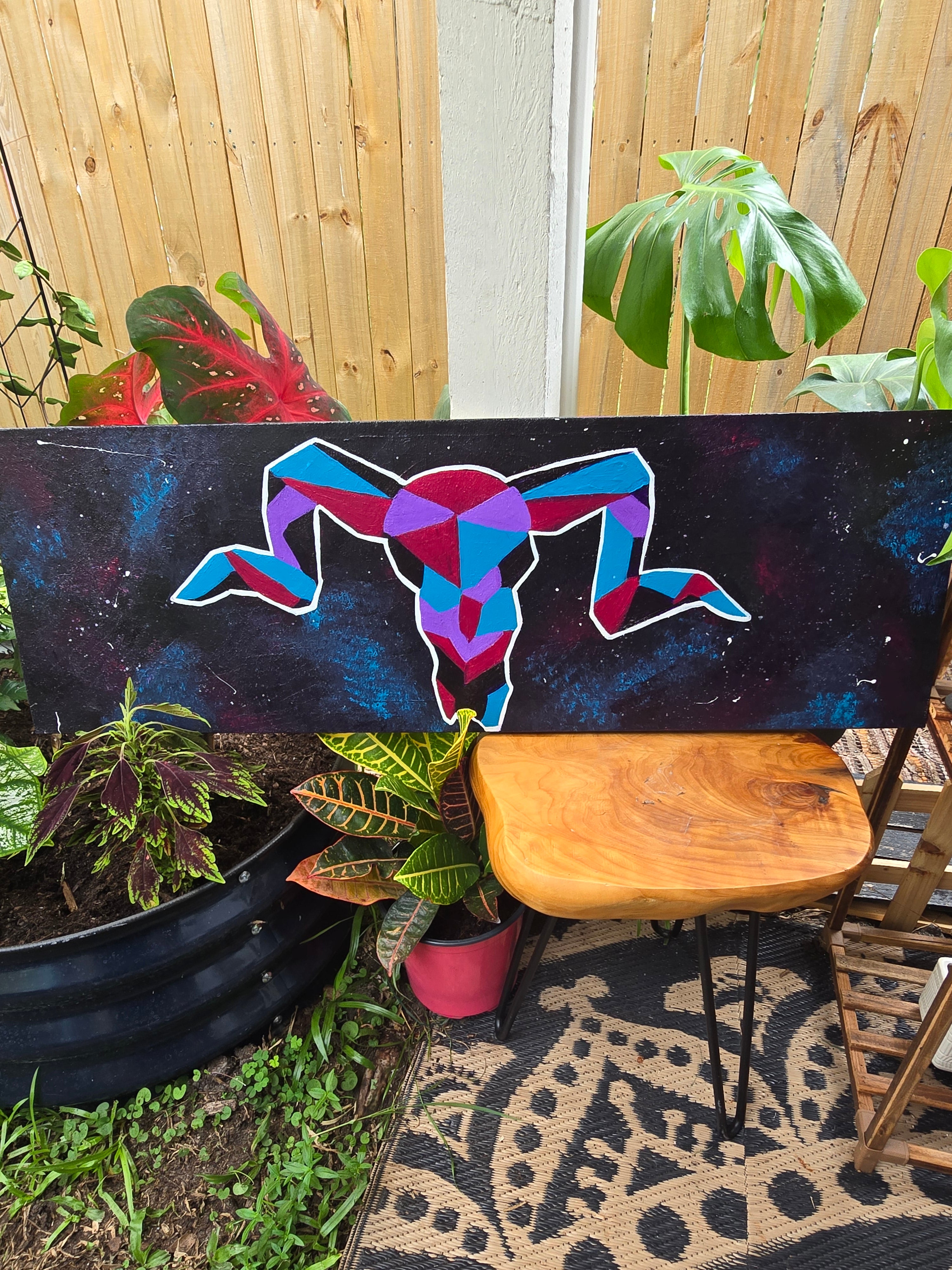 Cosmic Geo Ram Skull