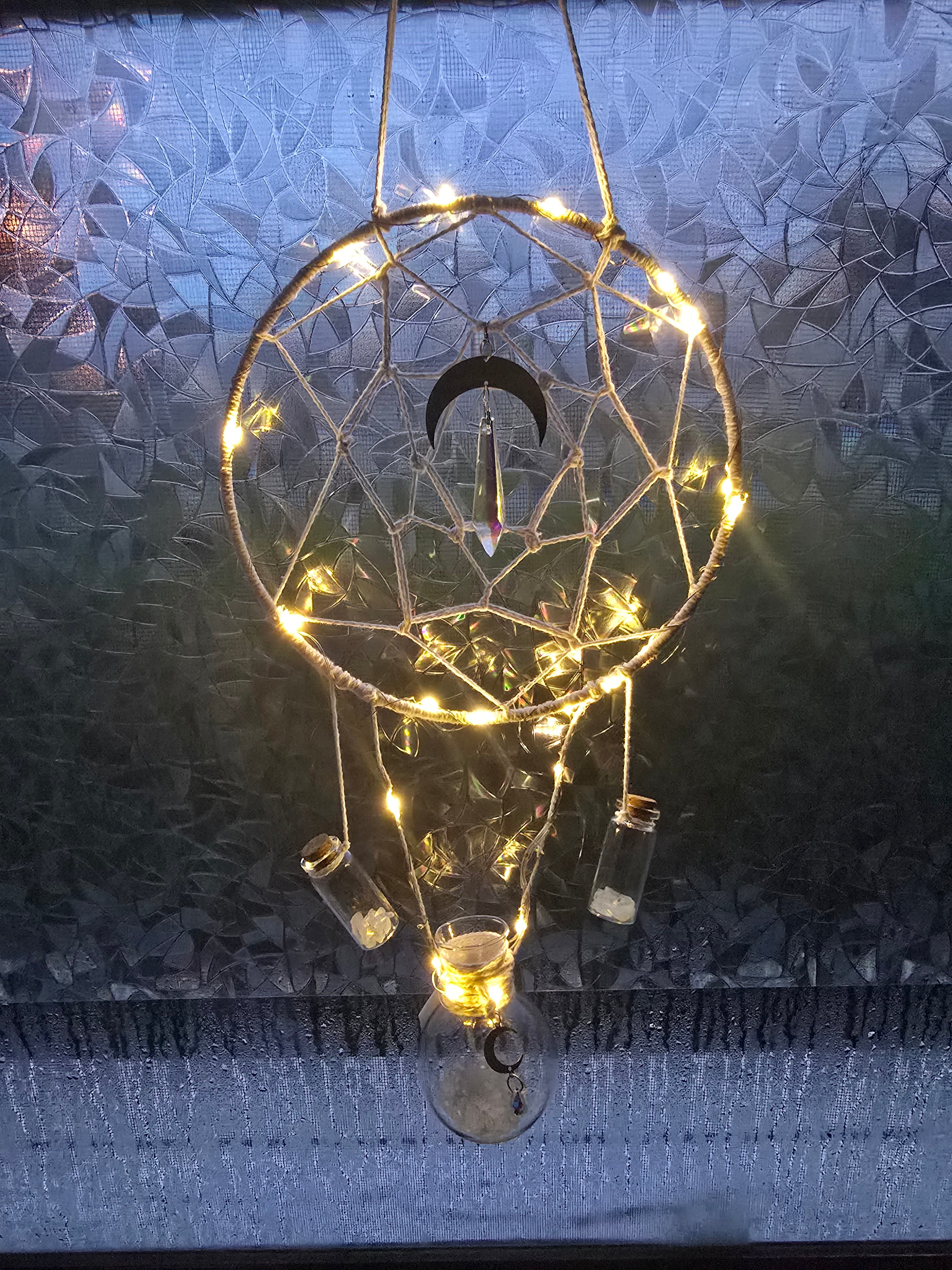 Dream Catcher Propagation Station w/ LED lights